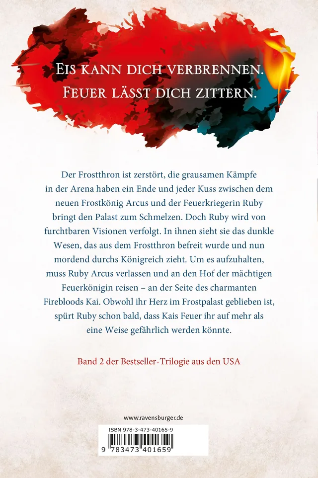 Rückseitenabbildung 1 von Fire & Frost, Band 2: Vom Feuer geküsst