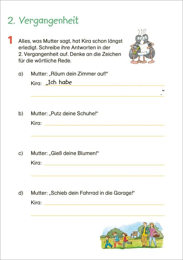 Abbildung 5 von Fit für Deutsch 3. Klasse. Mein 5-Minuten-Block