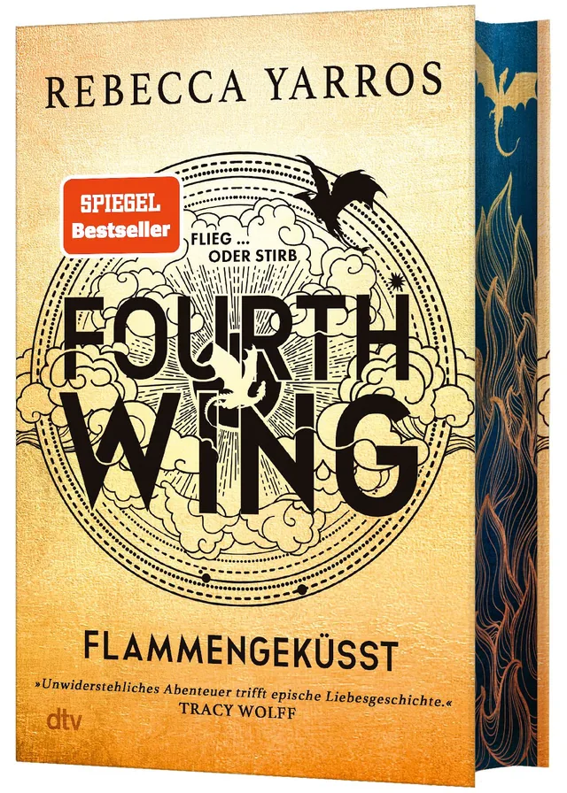 3D Cover von Fourth Wing – Flammengeküsst