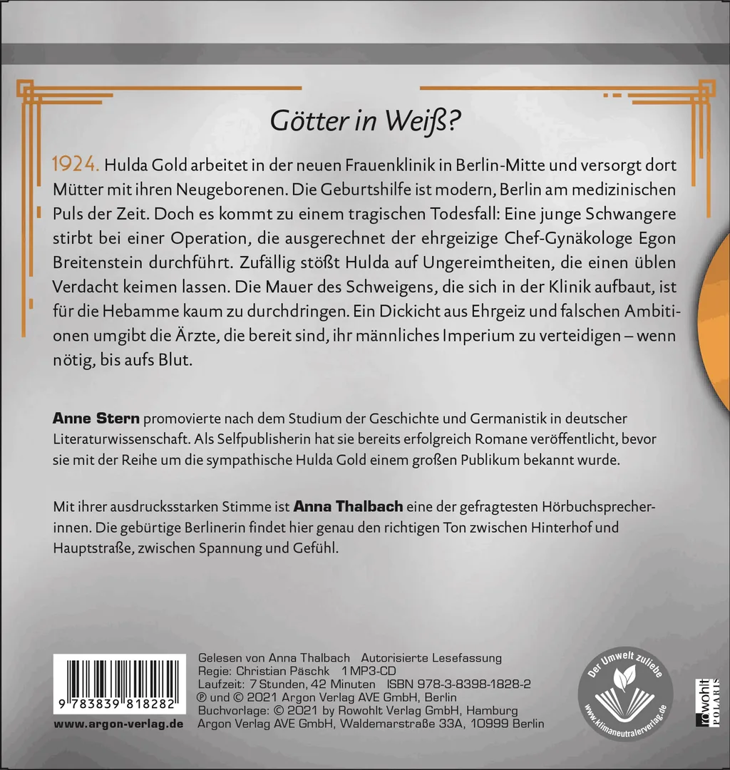 Rückseitenabbildung 1 von Fräulein Gold: Der Himmel über der Stadt