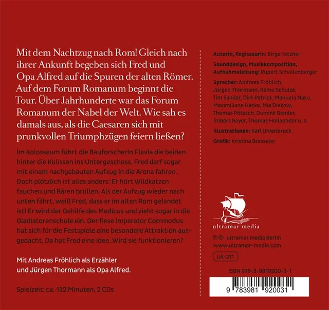 Rückseitenabbildung 1 von Fred im alten Rom