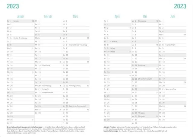 Abbildung 6 von Go Green 17-Monats-Kalenderbuch A5 2022 / 2023