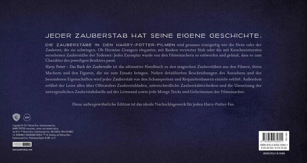 Rückseitenabbildung 1 von Harry Potter: Das Buch der Zauberstäbe