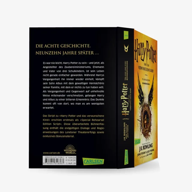 Coverabbildung 3 von Harry Potter und das verwunschene Kind. Teil eins und zwei (Bühnenfassung)