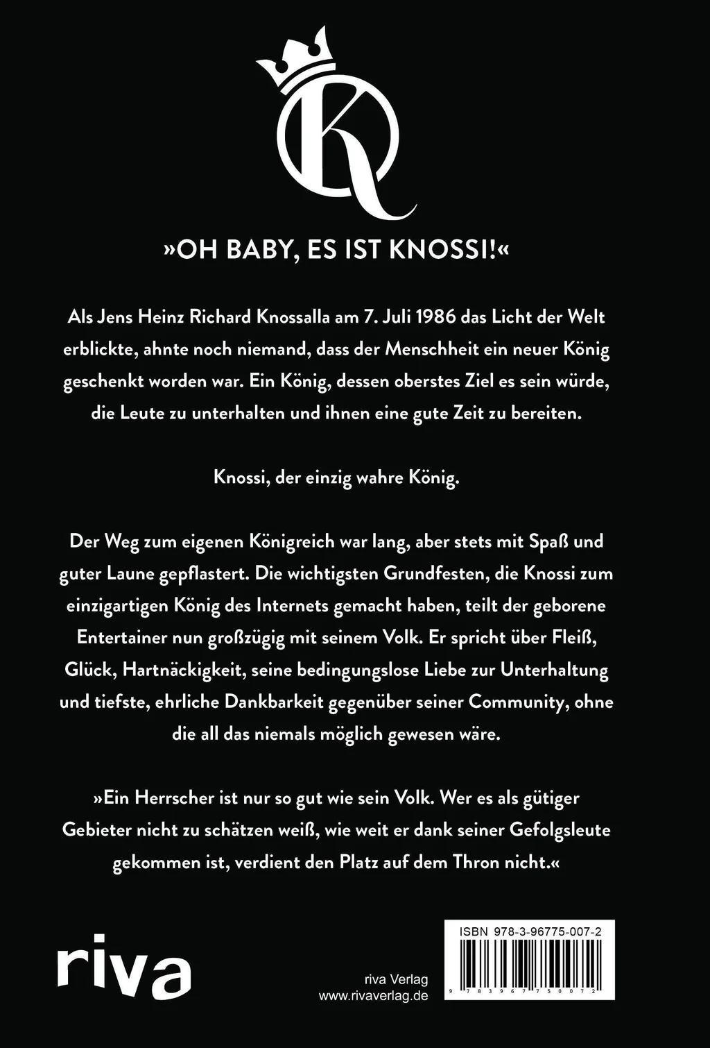 Rückseitenabbildung 1 von Knossi – König des Internets