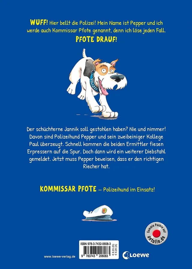 Rückseitenabbildung 1 von Kommissar Pfote (Band 1) - Immer der Schnauze nach
