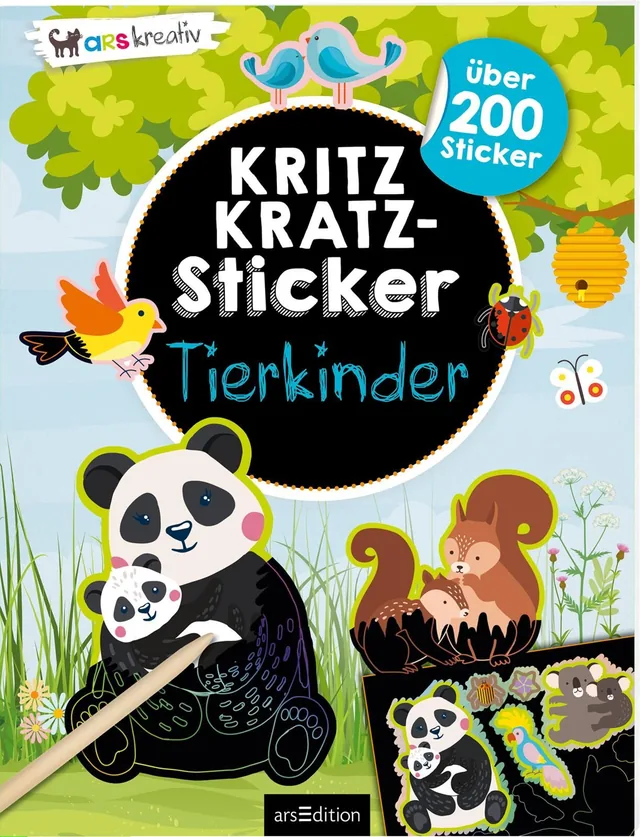 Coverabbildung 1 von Kritzkratz-Sticker – Tierkinder