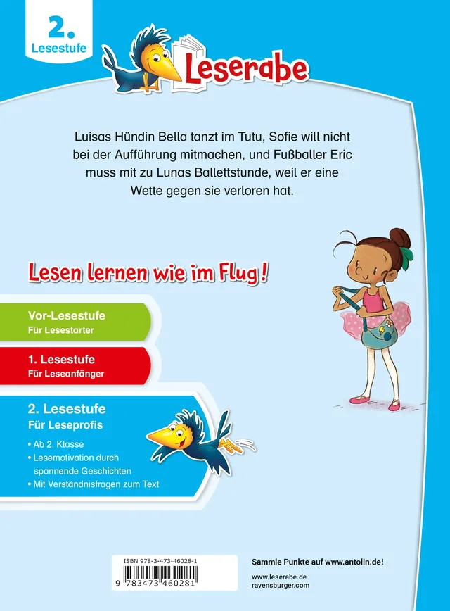 Rückseitenabbildung 1 von Leserabe 2. Lesestufe - Ballettgeschichten