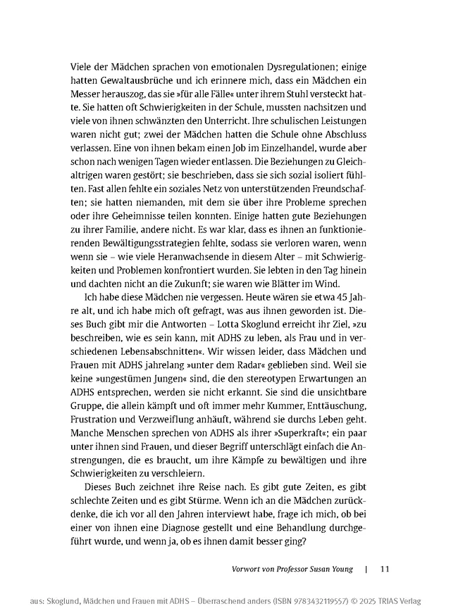 Abbildung 10 von Mädchen und Frauen mit ADHS