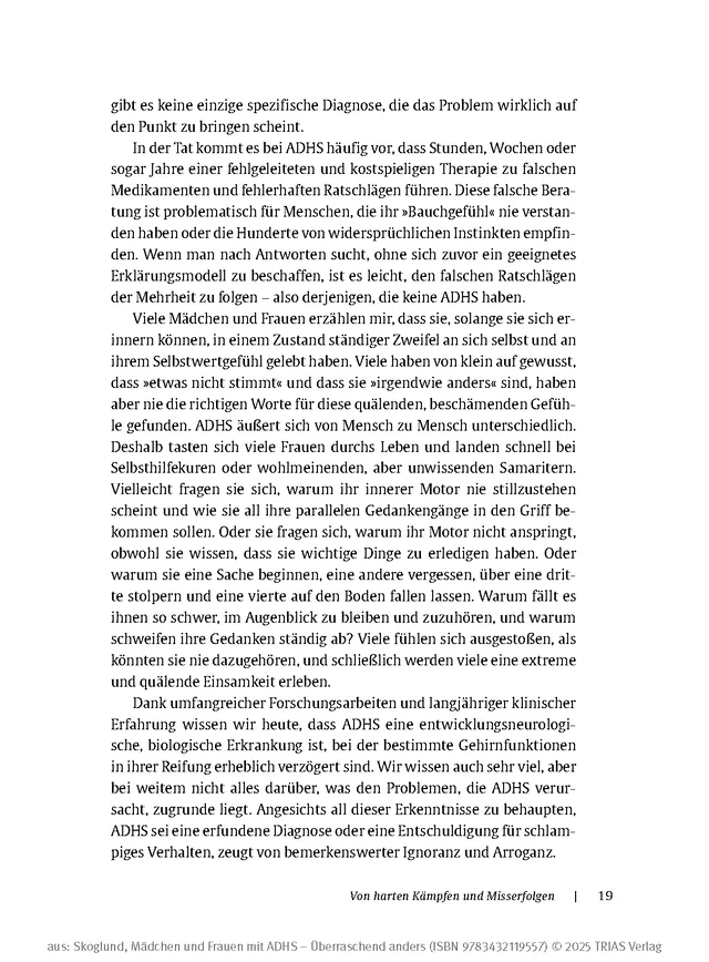 Abbildung 14 von Mädchen und Frauen mit ADHS