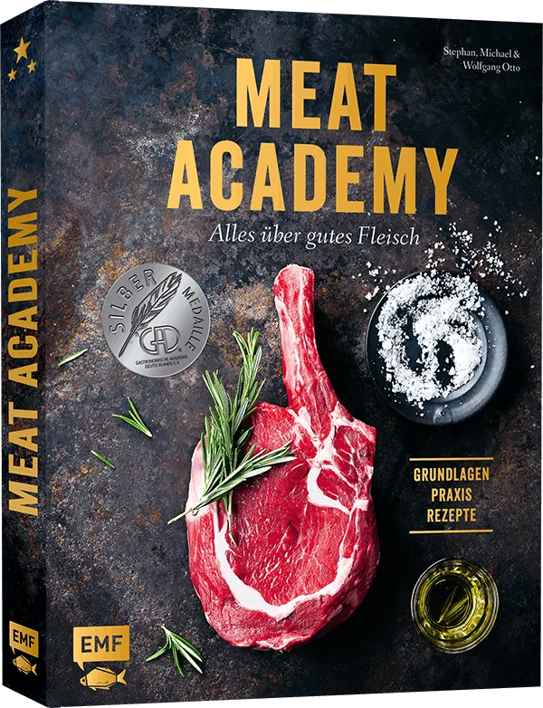 Coverabbildung 1 von Meat Academy – Alles über gutes Fleisch: Grundlagen, Praxis, Rezepte