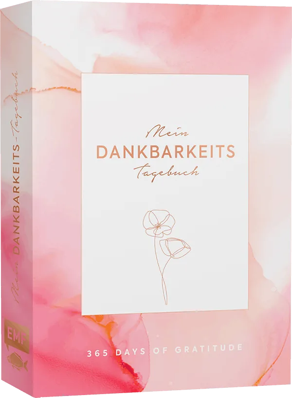 Coverabbildung 1 von Mein Dankbarkeits-Tagebuch: Die schönsten Momente des Tages in 6 Minuten festhalten
