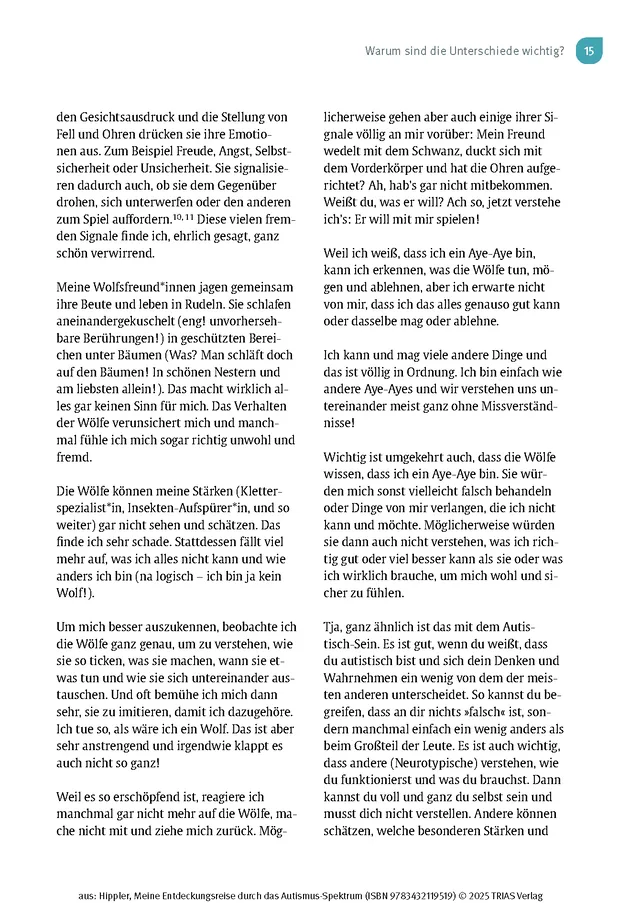 Abbildung 11 von Meine Entdeckungsreise durch das Autismus-Spektrum
