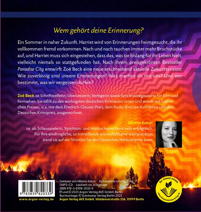 Rückseitenabbildung 1 von Memoria