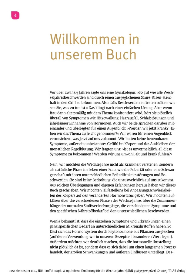 Abbildung 2 von Nährstofftherapie & optimierte Ernährung für die Wechseljahre