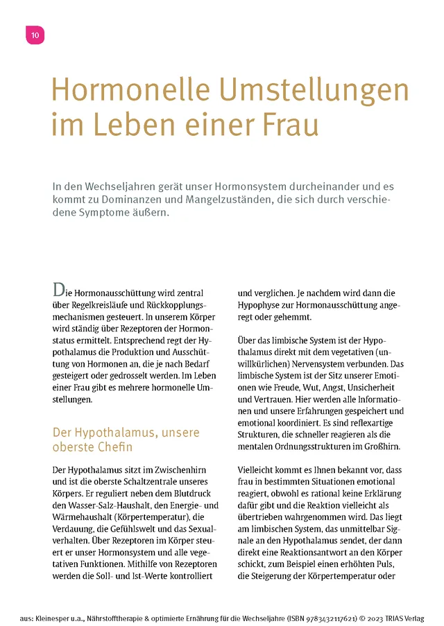 Abbildung 6 von Nährstofftherapie & optimierte Ernährung für die Wechseljahre