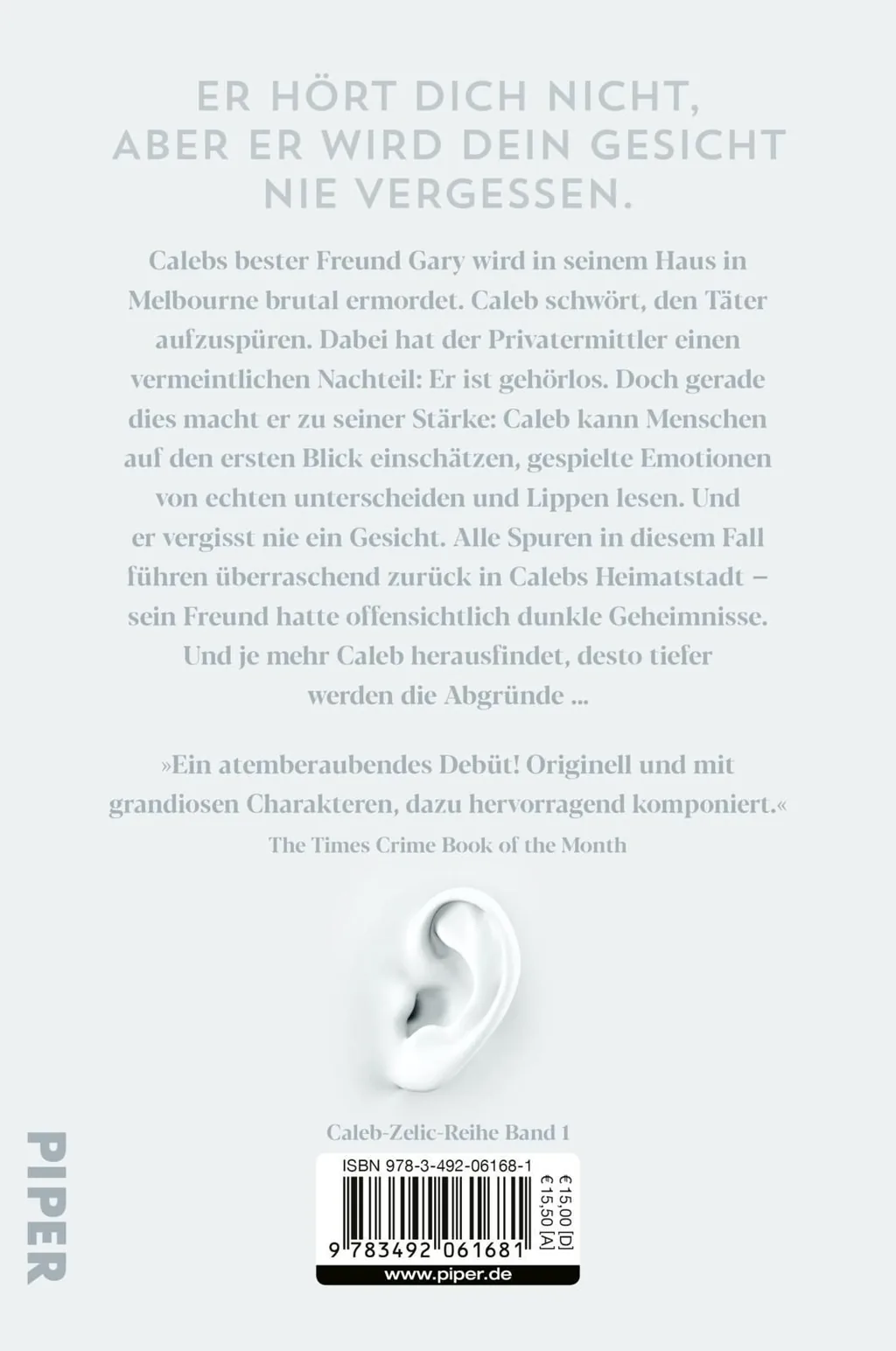 Rückseitenabbildung 1 von No Sound – Die Stille des Todes
