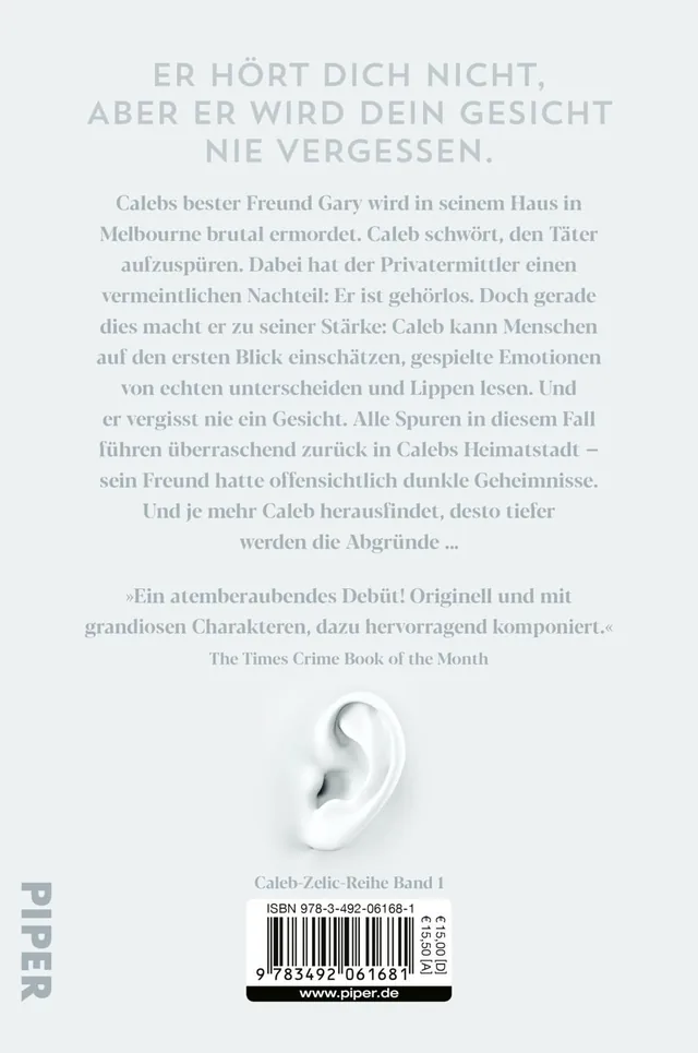 Rückseitenabbildung 1 von No Sound – Die Stille des Todes