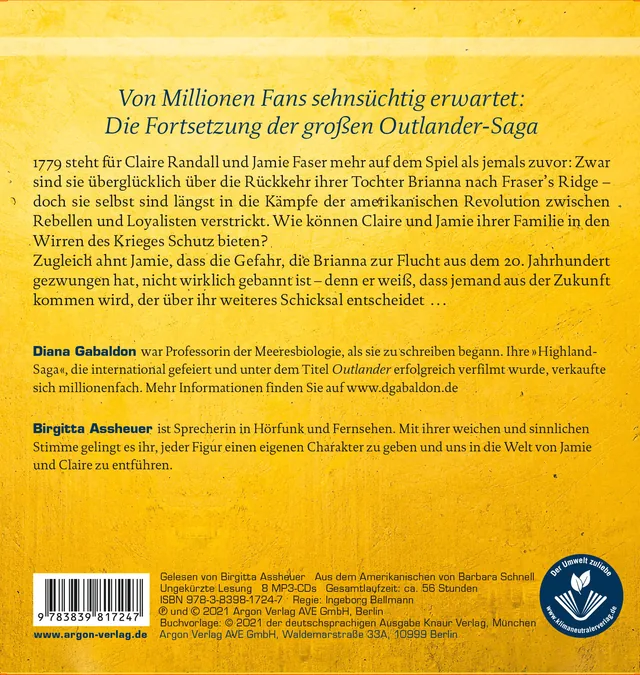 Rückseitenabbildung 1 von Outlander – Das Schwärmen von tausend Bienen