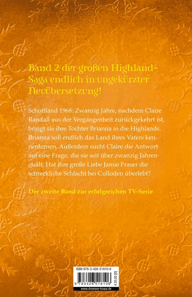 Rückseitenabbildung 1 von Outlander – Die geliehene Zeit