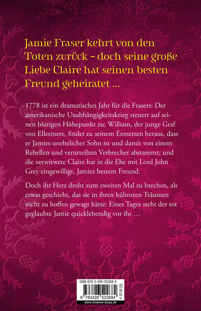 Rückseitenabbildung 2 von Outlander - Ein Schatten von Verrat und Liebe