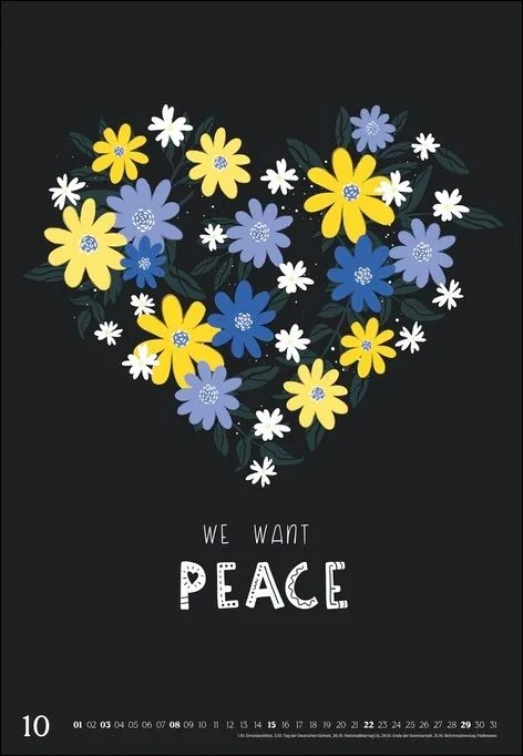 Abbildung 10 von Peace Kalender 2023