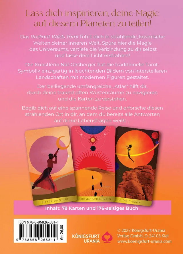Rückseitenabbildung 1 von Radiant Wilds Tarot - Entdecke die strahlende Wildnis in dir