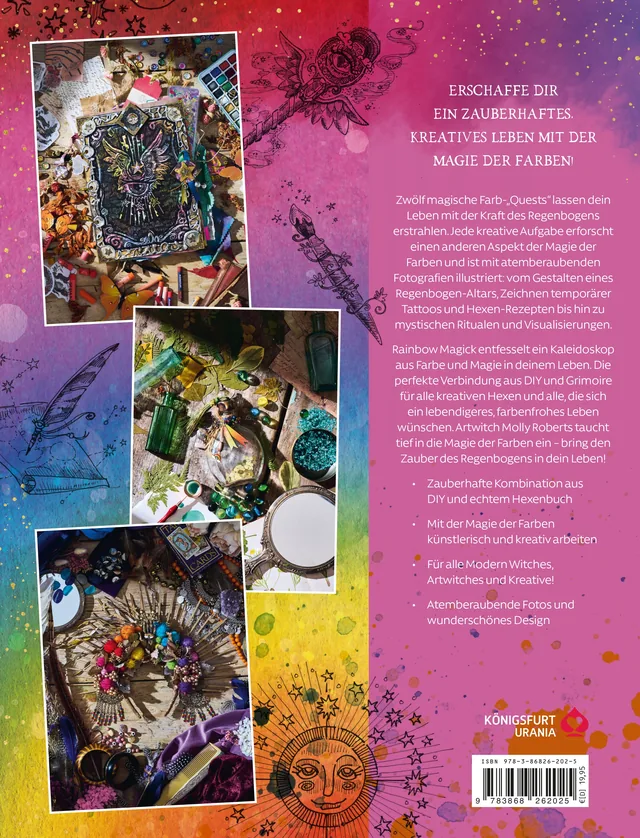 Rückseitenabbildung 1 von Rainbow Magick - 12 zauberhafte Color-Quests für kreative Hexen