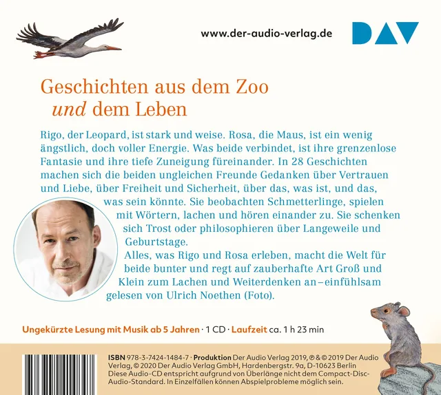 Rückseitenabbildung 1 von Rigo und Rosa – 28 Geschichten aus dem Zoo und dem Leben