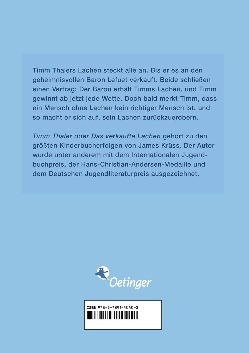 Rückseitenabbildung 1 von Timm Thaler oder Das verkaufte Lachen