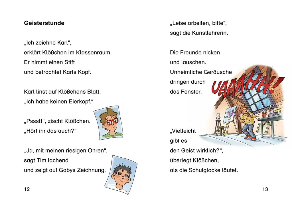 Abbildung 1 von TKKG Junior, Bücherhelden 1. Klasse, Spuk in der Schule