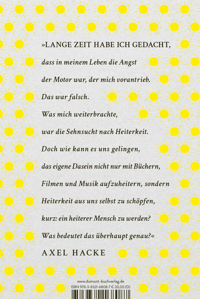 Rückseitenabbildung 1 von Über die Heiterkeit in schwierigen Zeiten und die Frage, wie wichtig uns der Ernst des Lebens sein sollte