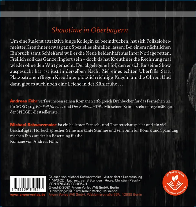 Rückseitenabbildung 1 von Unterm Schinder