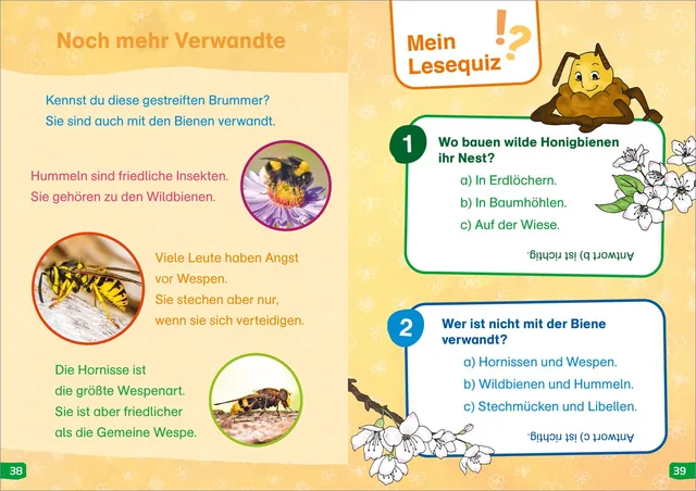 Abbildung 3 von WAS IST WAS Erstes Lesen easy! Band 3. Wie lebt die Honigbiene?