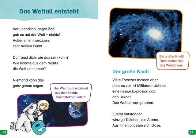 Abbildung 1 von WAS IST WAS Erstes Lesen easy! Band 4. Entdecke den Weltraum
