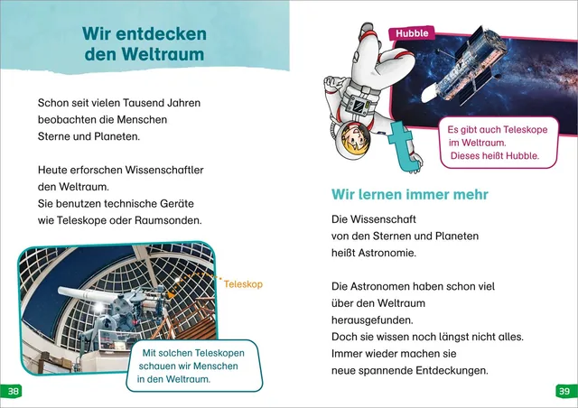 Abbildung 2 von WAS IST WAS Erstes Lesen easy! Band 4. Entdecke den Weltraum