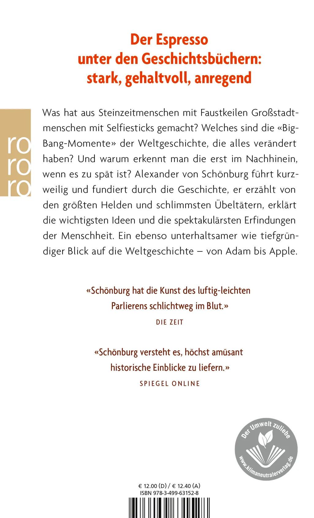 Rückseitenabbildung 1 von Weltgeschichte to go