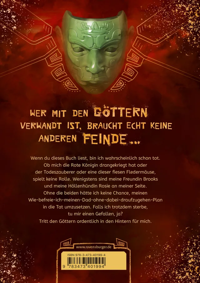 Rückseitenabbildung 1 von Zane gegen die Götter, Band 2: Feuerhüter