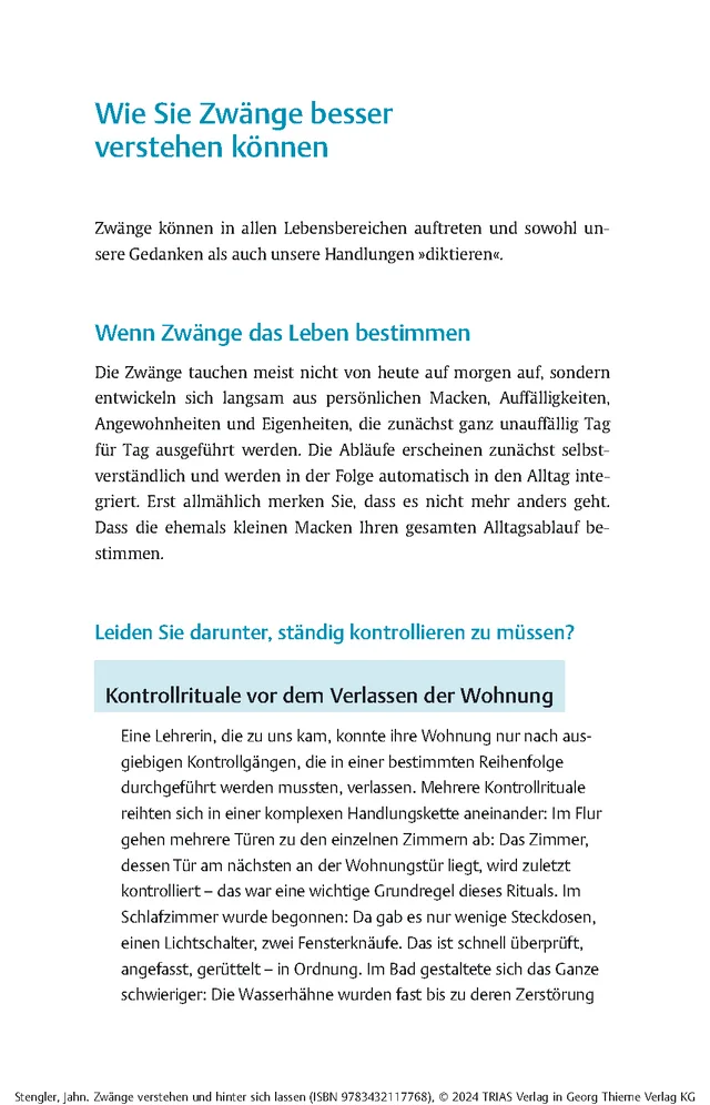 Abbildung 7 von Zwänge verstehen und hinter sich lassen
