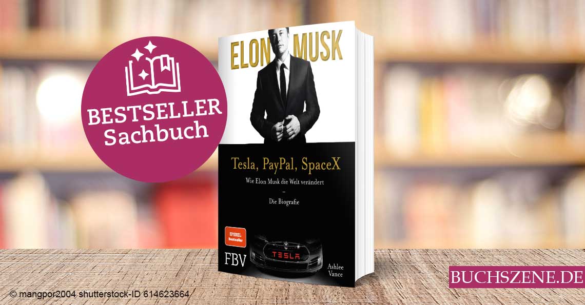 Titelbild Bestseller Sachbuch Tesla, PayPal, Space X