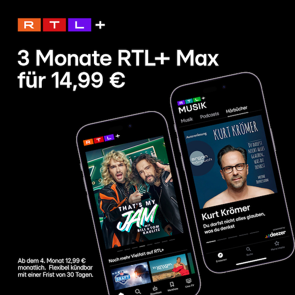 Die RTL+ Musik-App erweitert ihr Angebot an Hörbüchern Beitragsbild 3