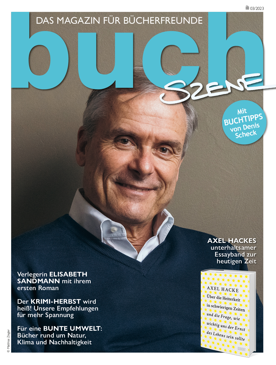 Titelseite buchSZENE Magazin 1 2023