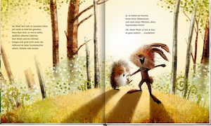 Abbildung Seiten mit Wald aus dem Buch Jessi Die Raubhäsin