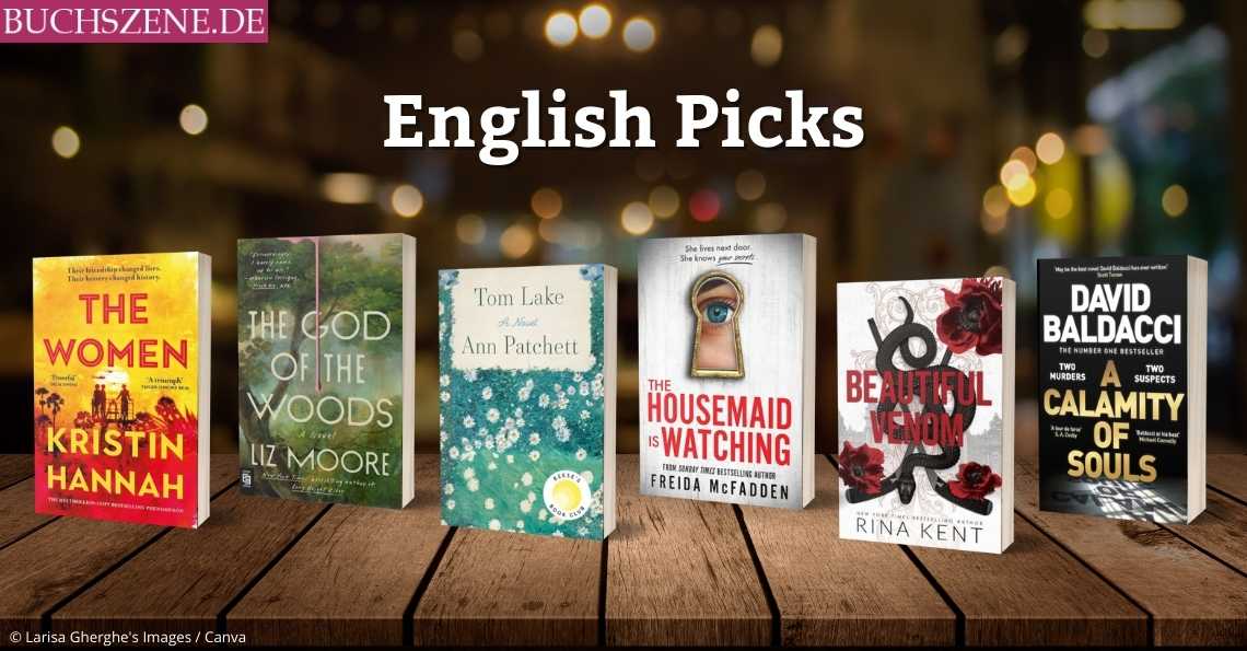 Beitragsbild mit englischsprachigen Buchempfehlungen