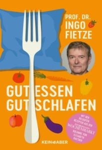 Buchcover von „Gut essen, gut schlafen“