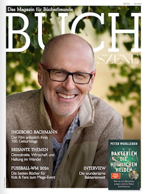 Titelseite BUCHSZENE Magazin Sommer 2026 Titelseite BUCHSZENE Magazin Sommer 2026