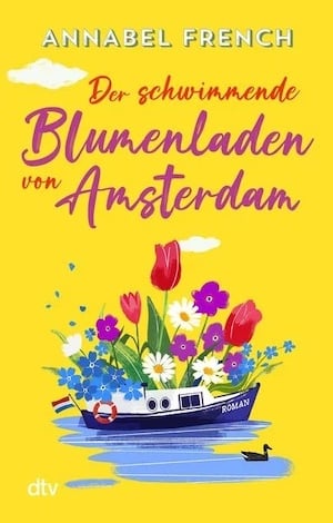 Buchcover von „Der schwimmende Blumenladen von Amsterdam“
