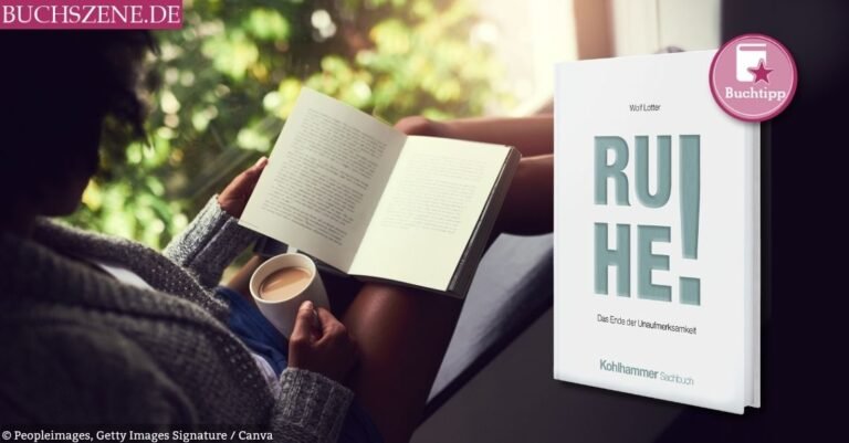 Beitragsbild für den Buchtipp „Ruhe!“