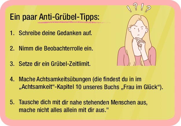 Anti-Grübel-Tipps