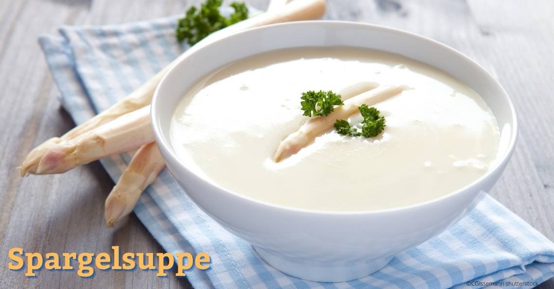 Bayerisches Kochbuch Spargelsuppe Ostern 2022